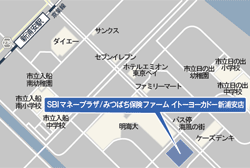 イトーヨーカドー新浦安店の地図