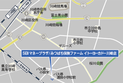イトーヨーカドー川崎店の地図
