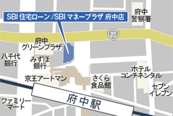 府中店の地図