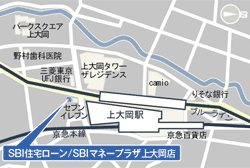 上大岡店の地図