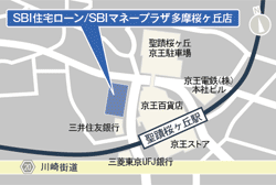 多摩桜ヶ丘店の地図