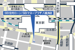 八重洲店の地図