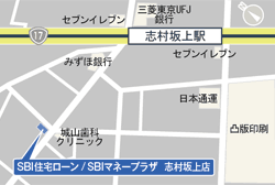 志村坂上店の地図