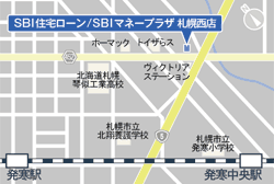 札幌西店の地図