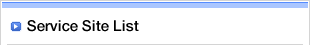 Service Site List
