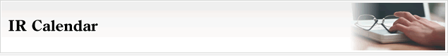 IR Calendar