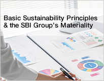 Basic Sustainability Principles・SBI Group's Materiality