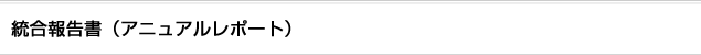 アニュアルレポート