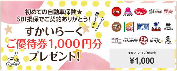 初めての自動車保険をsbi損保でご契約頂いた方を対象に Sbi損保でご契約ありがとう キャンペーン を実施 Sbi損保 Pr情報 Sbi ホールディングス