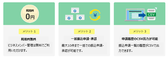ご利用のメリット